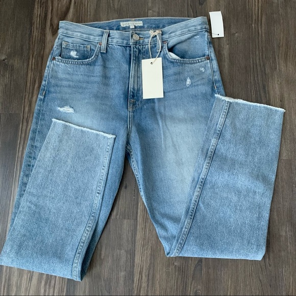 Joie NWT Weslyn Raw Hem High Rise Jeans - Picture 3 of 16